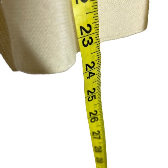 Eileen Fisher Cream Merino Wool Knit Open Front Cardigan Small - Picture 5 of 7